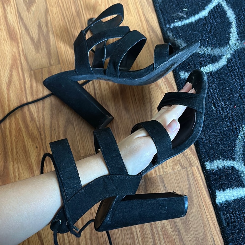 Black heels